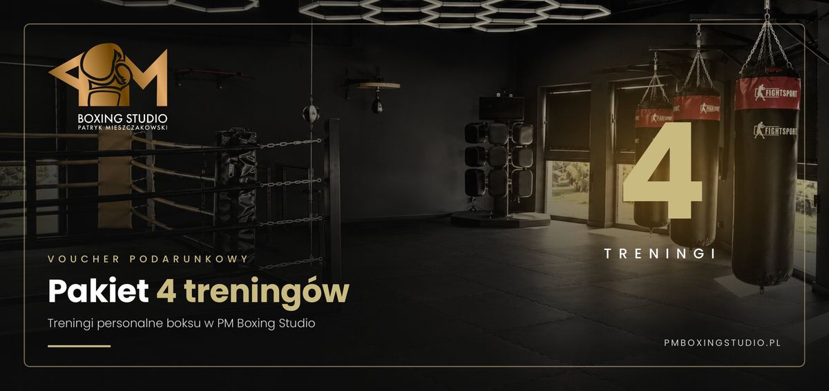 Voucher PM Boxing Studio — Pakiet 4 treningów